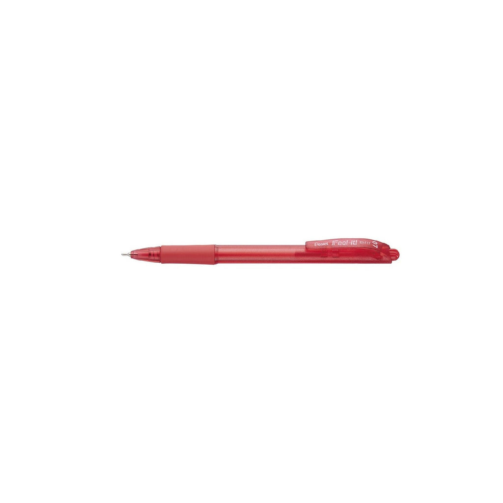 Pentel IFeel-it! Retractable Ballpoint Pen | Red