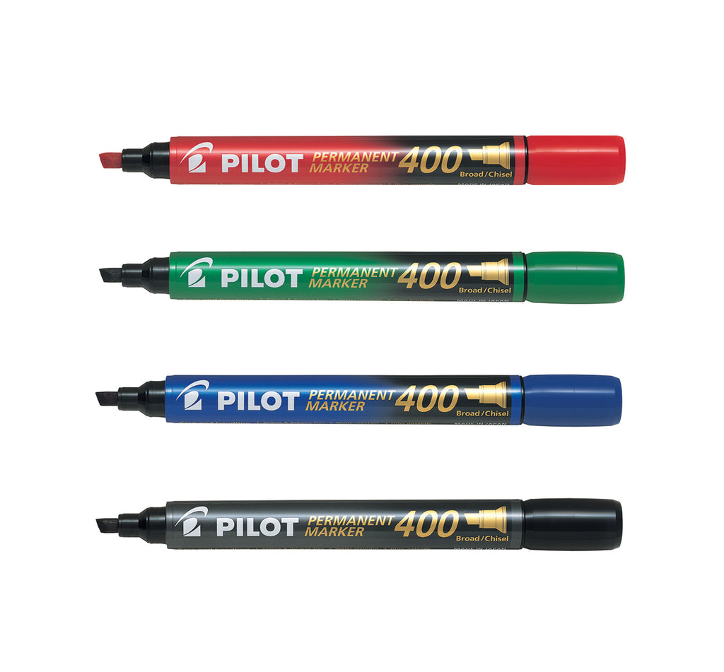 Pilot Permanent Marker Pen 400 | Chisel Nib