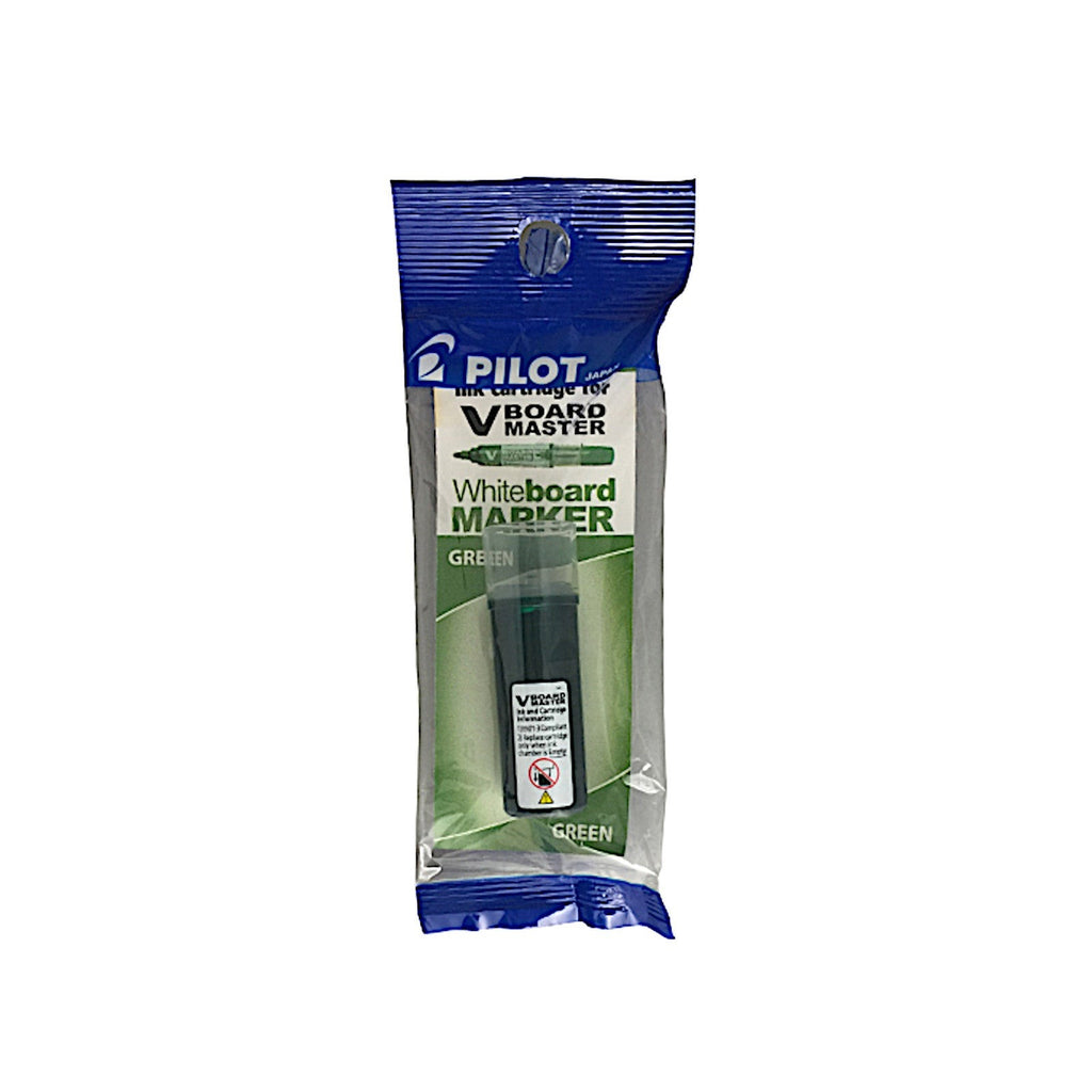 Pilot V Board Master Whiteboard Marker | Refill Ink Cartridge - Green