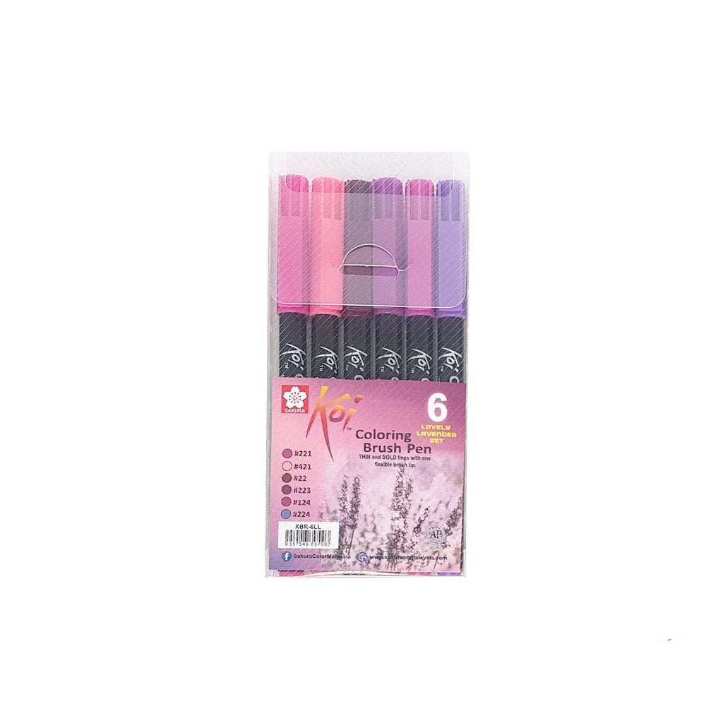 Sakura Koi Colouring Brush Pen - Lovely Lavender Set
