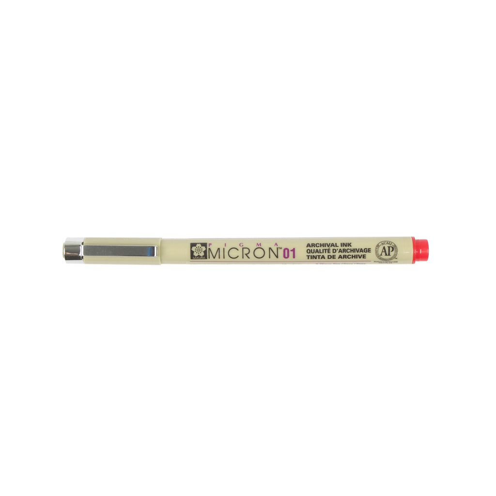 Sakura Pigma Micron 01 | Archival Ink Pen | Red