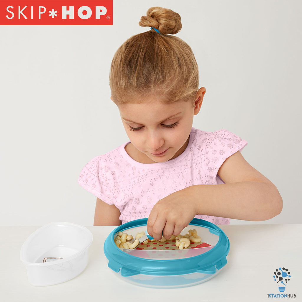 Skip Hop Zoo Smart Serve Plate & Bowl Set | Owl
