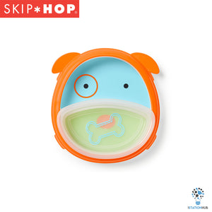 Skip Hop Zoo Smart Serve Plate & Bowl Set | Dog