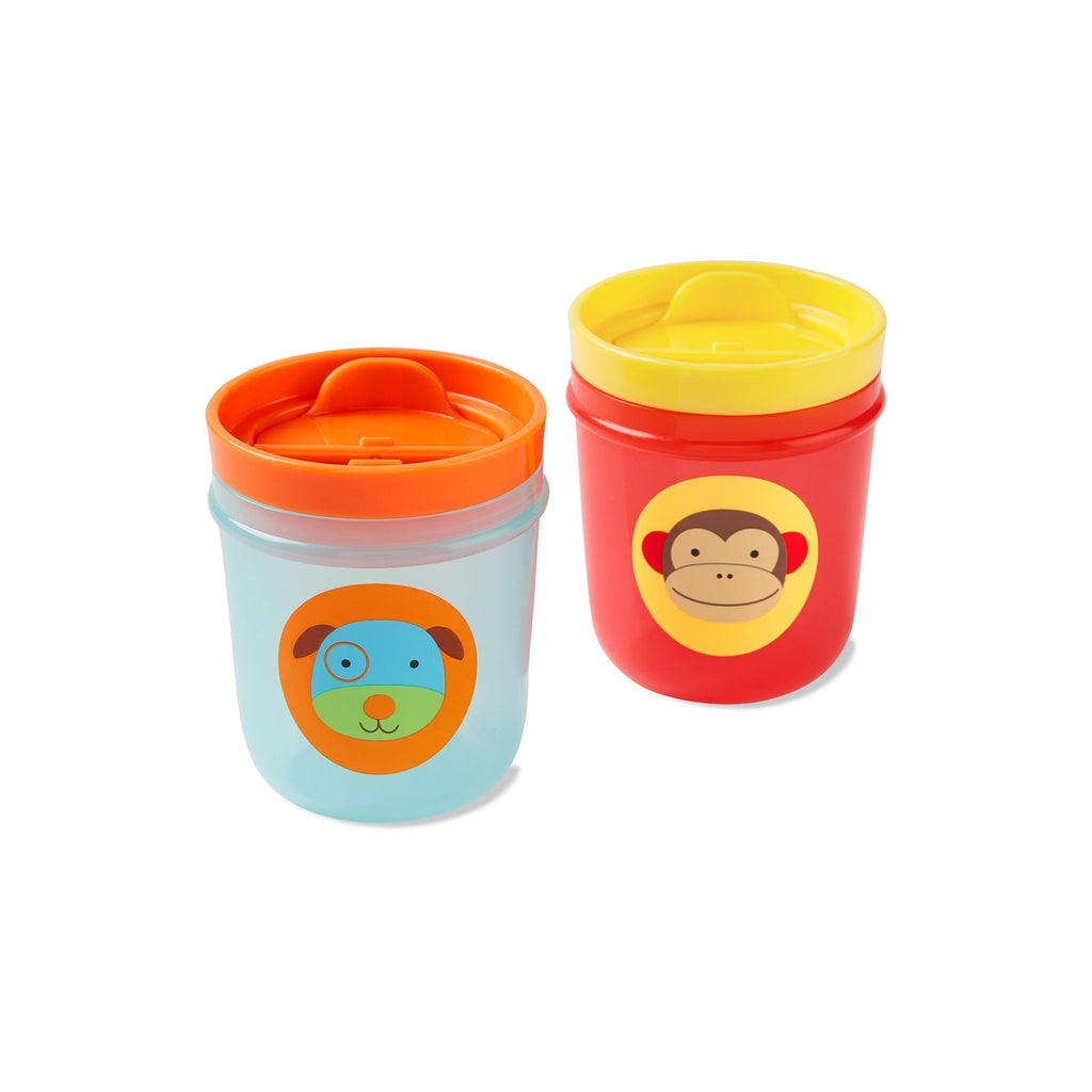Skip Hop Zoo Tumbler Cup - Dog+Monkey