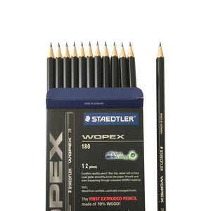 Staedtler Wopex 180 Premium Quality 2B Pencil 12 Pencils