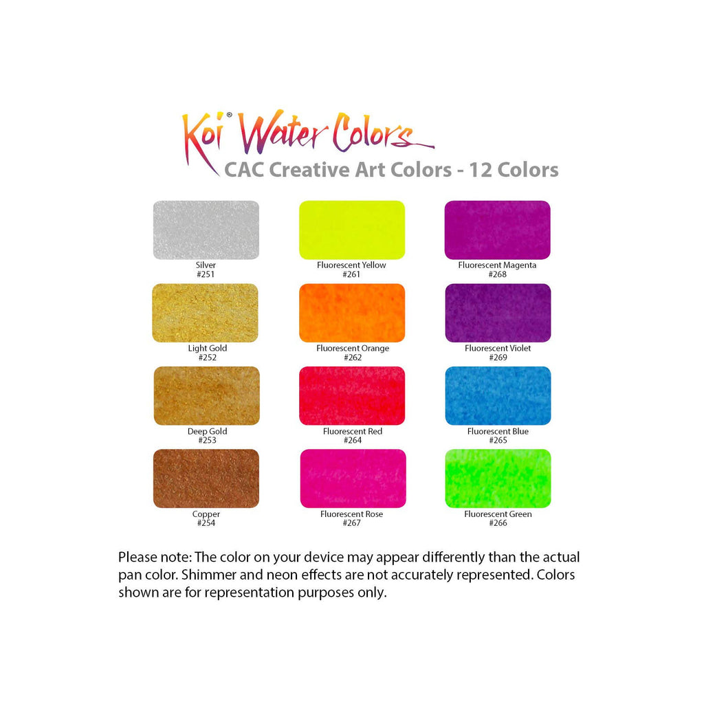 Koi CAC Pocket Field Sketch Box: 12 Colors