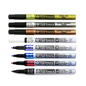 1.0mm Oil Metallic Write Bronze Silver Gold Sharpie Markers Permanent  Markers