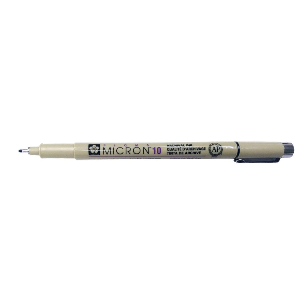 Sakura Pigma Micron 10 Black | Archival Ink Pen