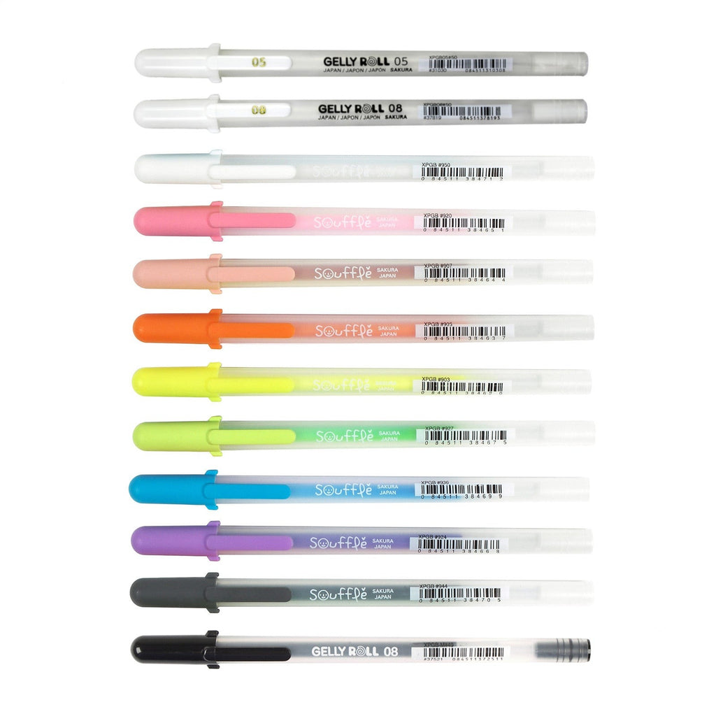 Sakura Gelly Roll Souffle Colour Set - 12 Pens