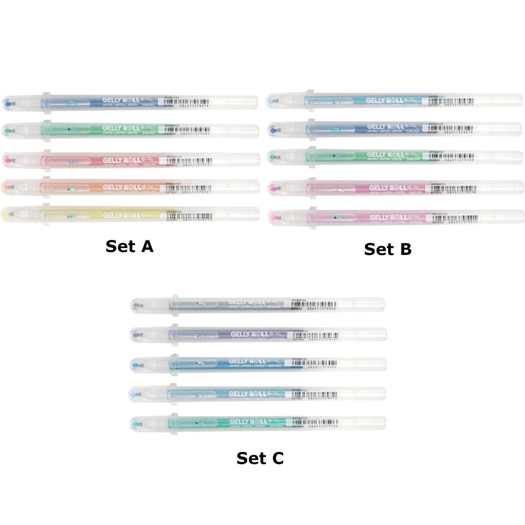 Sakura Gelly Roll | Stardust Colour Set | Pack of 5 Pens