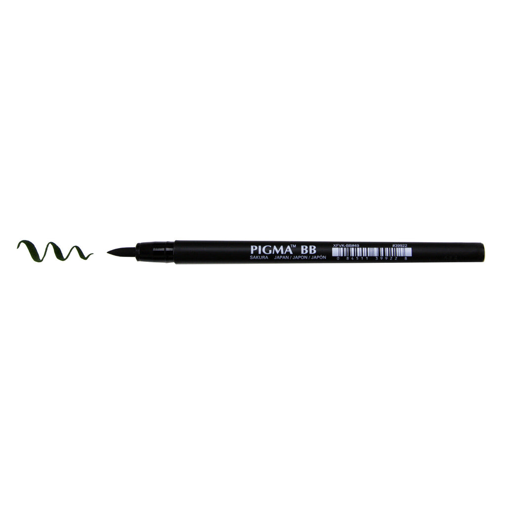 Sakura Pigma Brush | Water-based Pigment Ink Pen | Bold