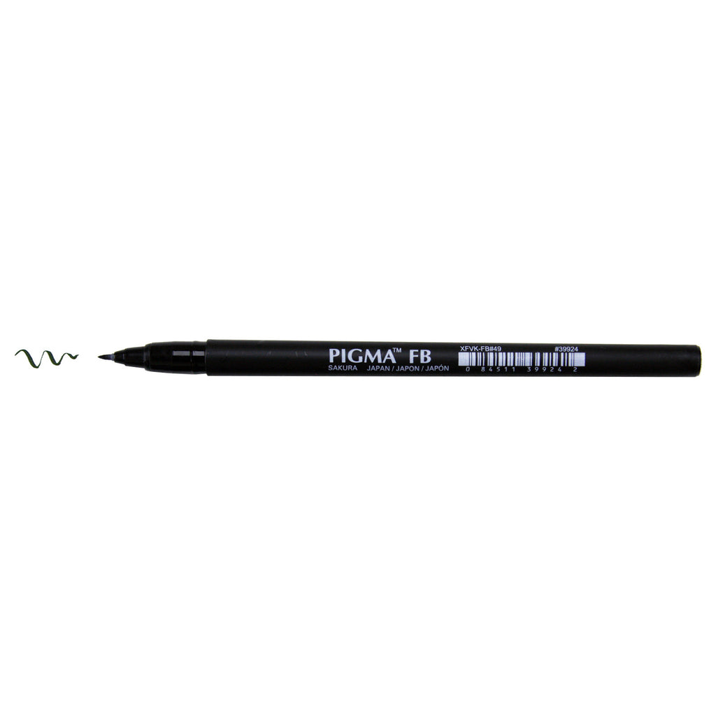 Sakura Pigma Brush | Water-based Pigment Ink Pen | Fine