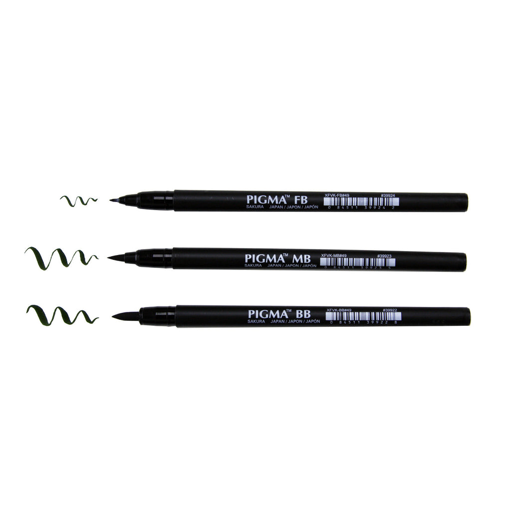 Sakura Pigma Brush | Water-based Pigment Ink Pen