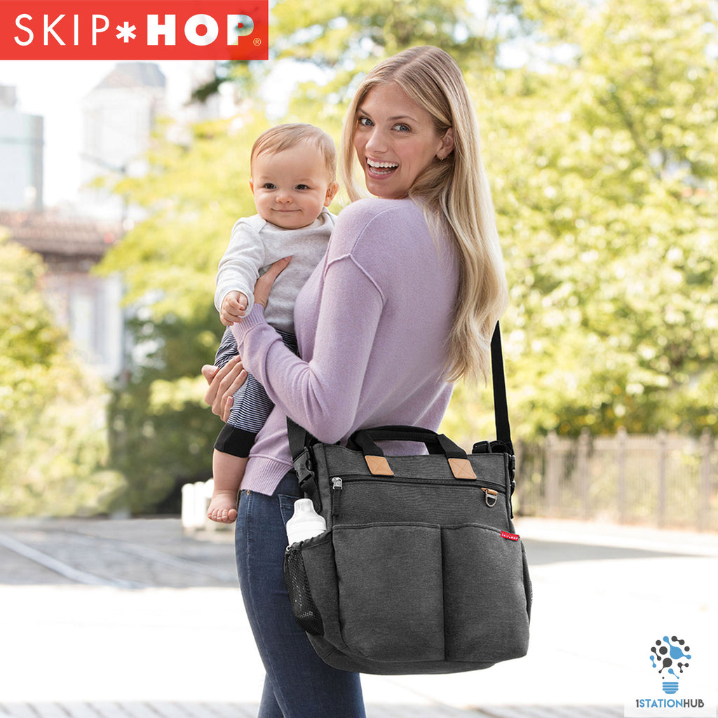 Skip Hop Duo Signature Diaper Bag - Soft Slate