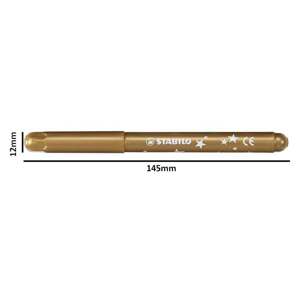 STABILO Trio DECO Metallic fibre-tip pen - 8 Pens