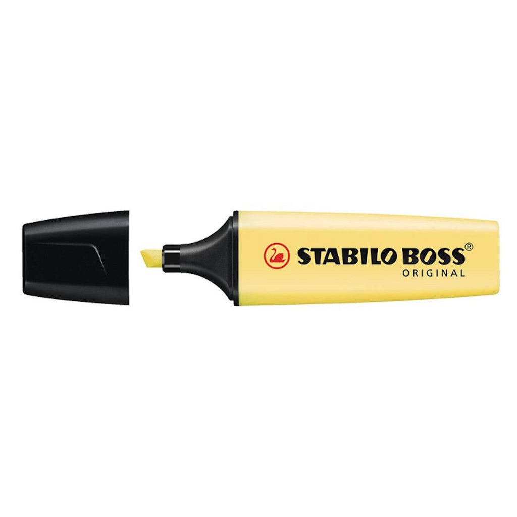 Stabilo Boss Original Highlighter | Pastel Colour - Milky Yellow