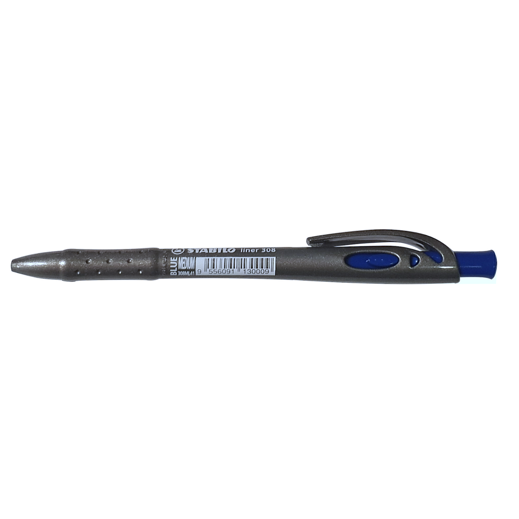 Stabilo Liner 308ML Ballpoint Pen | Medium 0.45mm - Blue