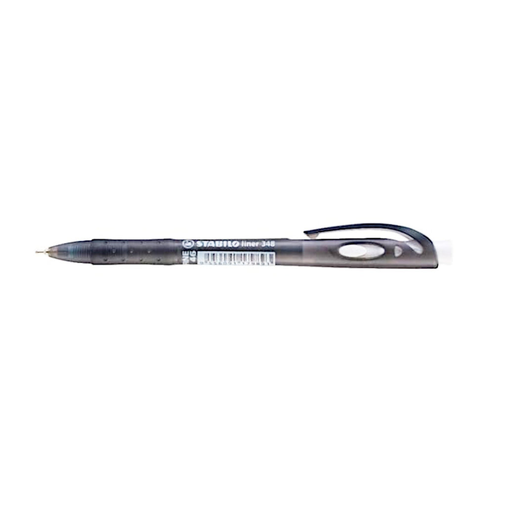Stabilo Liner 348 Fine Semi Gel Ball Pen - Black