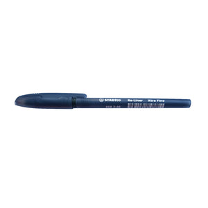 Stabilo Re-liner 868 Extra Fine 0.5mm | Semi Gel Ink Ball Point Pen - Black