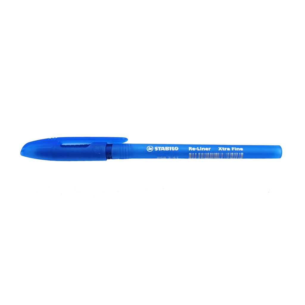 Stabilo Re-liner 868 Extra Fine 0.5mm | Semi Gel Ink Ball Point Pen - Blue