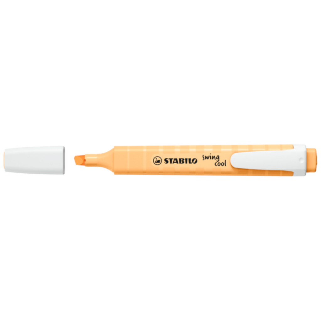 STABILO swing cool pastel edition highlighter, single pen, powdery yellow