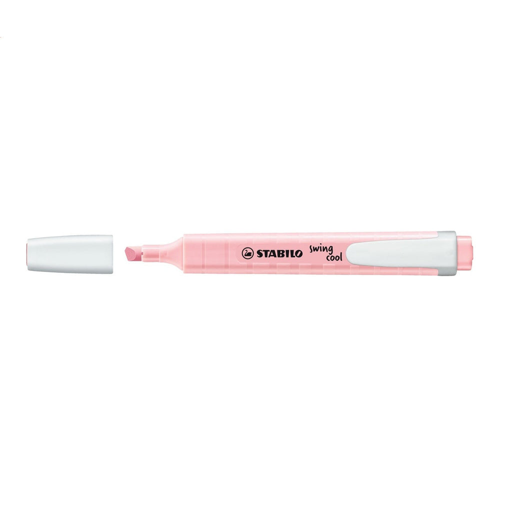 Stabilo Schwan Swing Cool Pocket Highlighter | Pastel Colour - Pink Blush