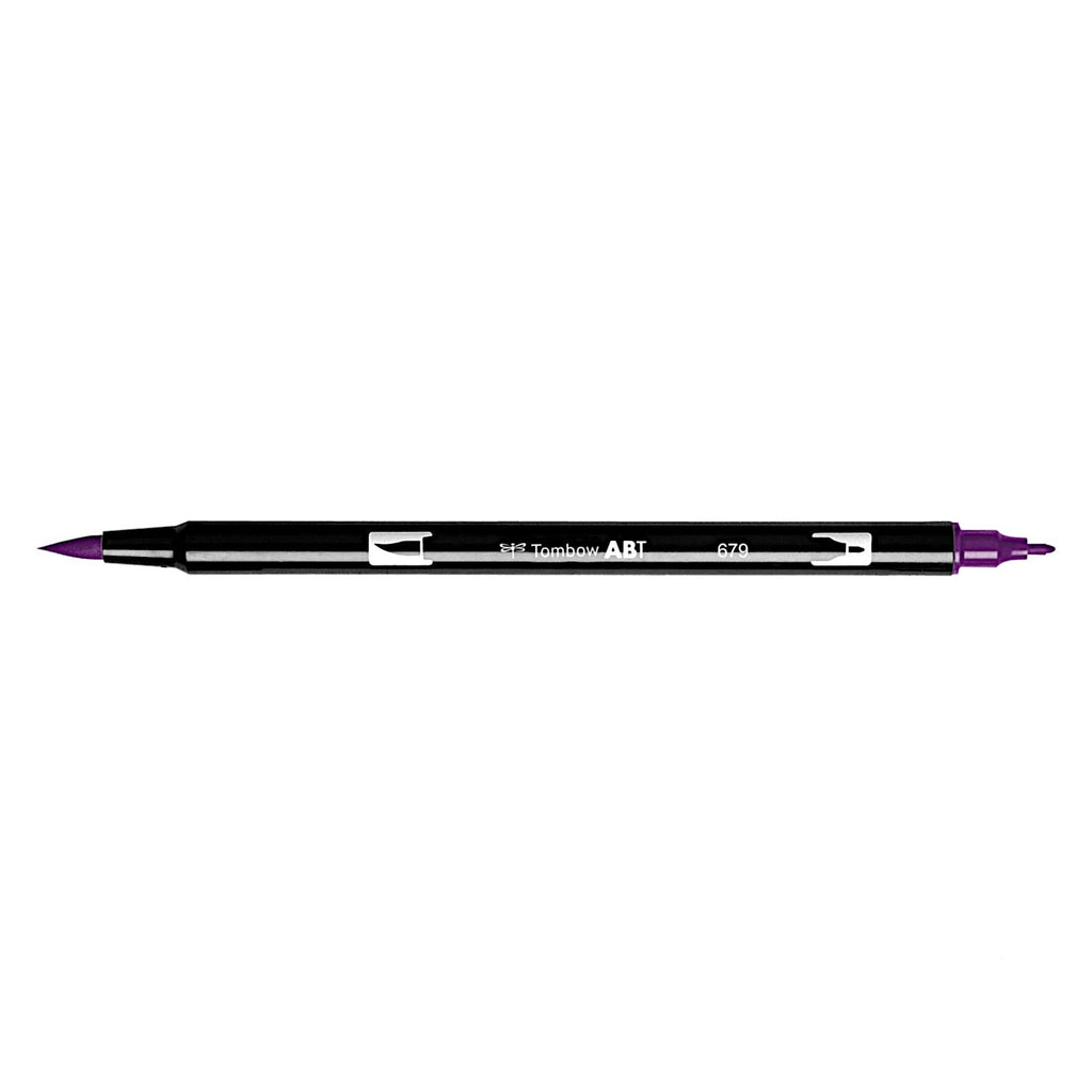 Tombow Dual Brush Pens - 679 Dark Plum
