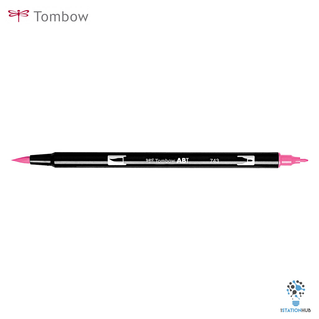 Tombow Dual Brush Pens - 743 Hot Pink