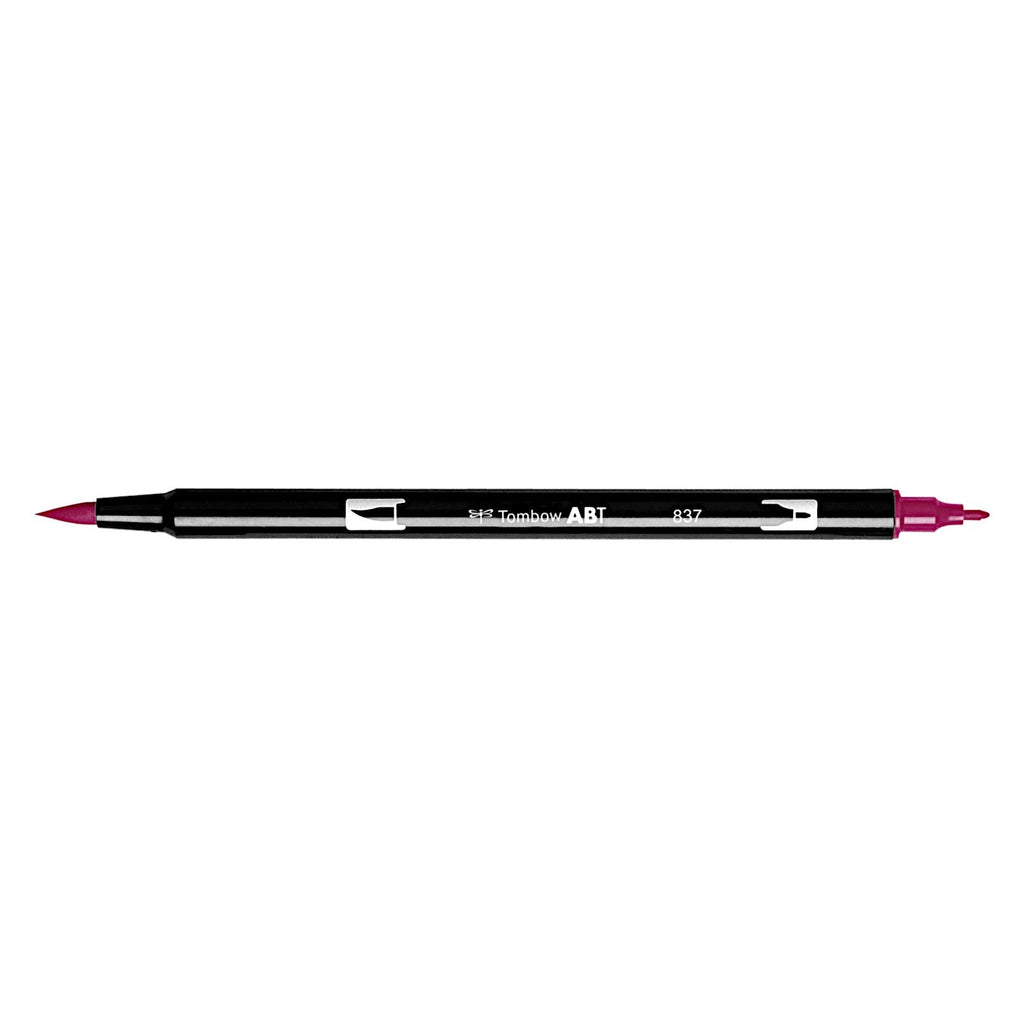 Tombow Dual Brush Pens - 837 Wine Red