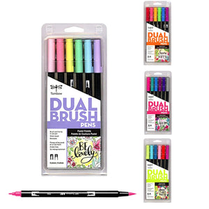 Tombow ABT Dual Brush Pen | Pack of 6 Pens