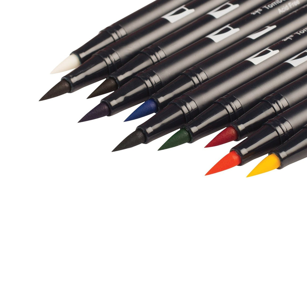 Tombow Dual Brush Pens | Primary Palette - 10s