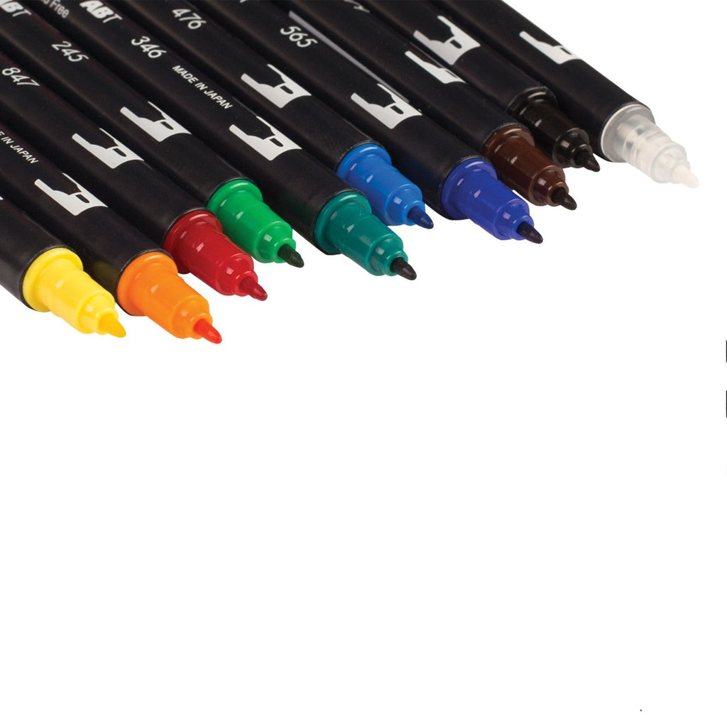 Tombow Dual Brush Pens | Primary Palette - 10s