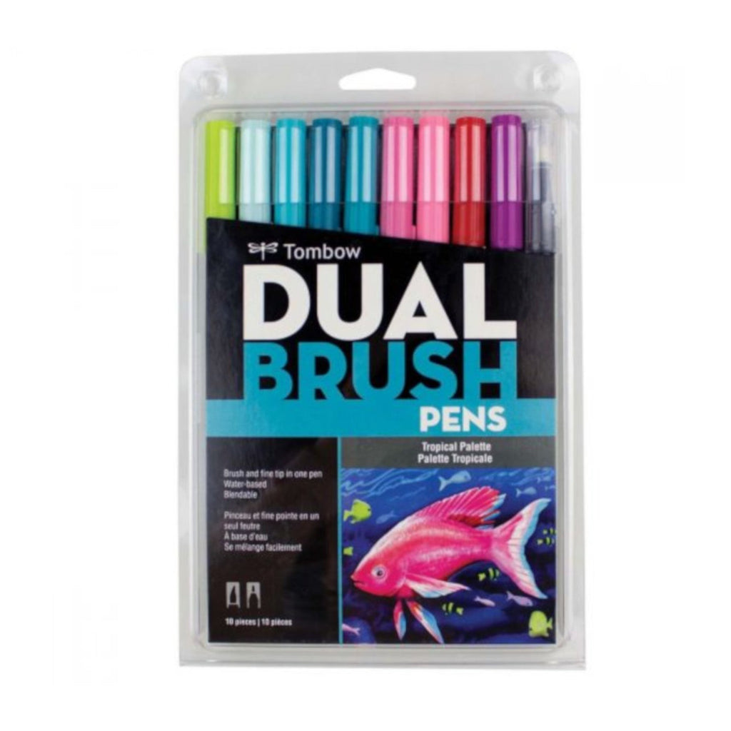 Tombow Dual Brush Pens | Tropical Palette