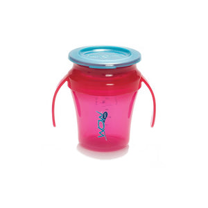 JUICY! WOW Baby® Translucent Spill Free Training Cups - Pink