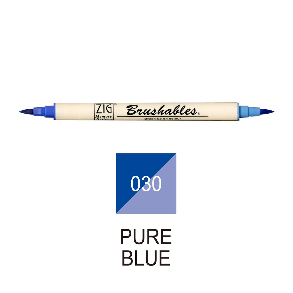 Kuretake Memory System Brushable | Pure Blue