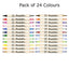 Kuretake Memory System Brushable | Pack of 24 Colours