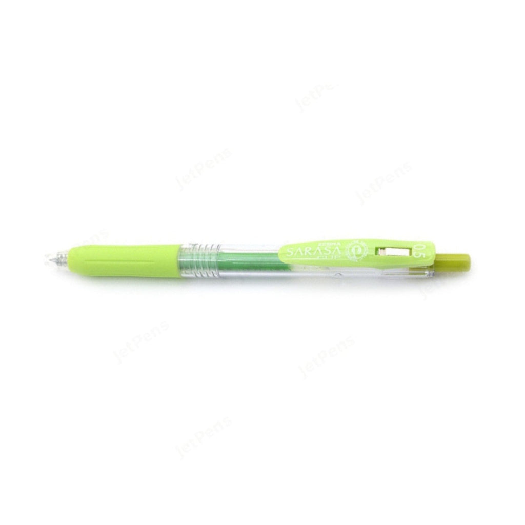 Zebra Sarasa Push Clip Retractable Gel Ink Pen 0.5mm - Light Green