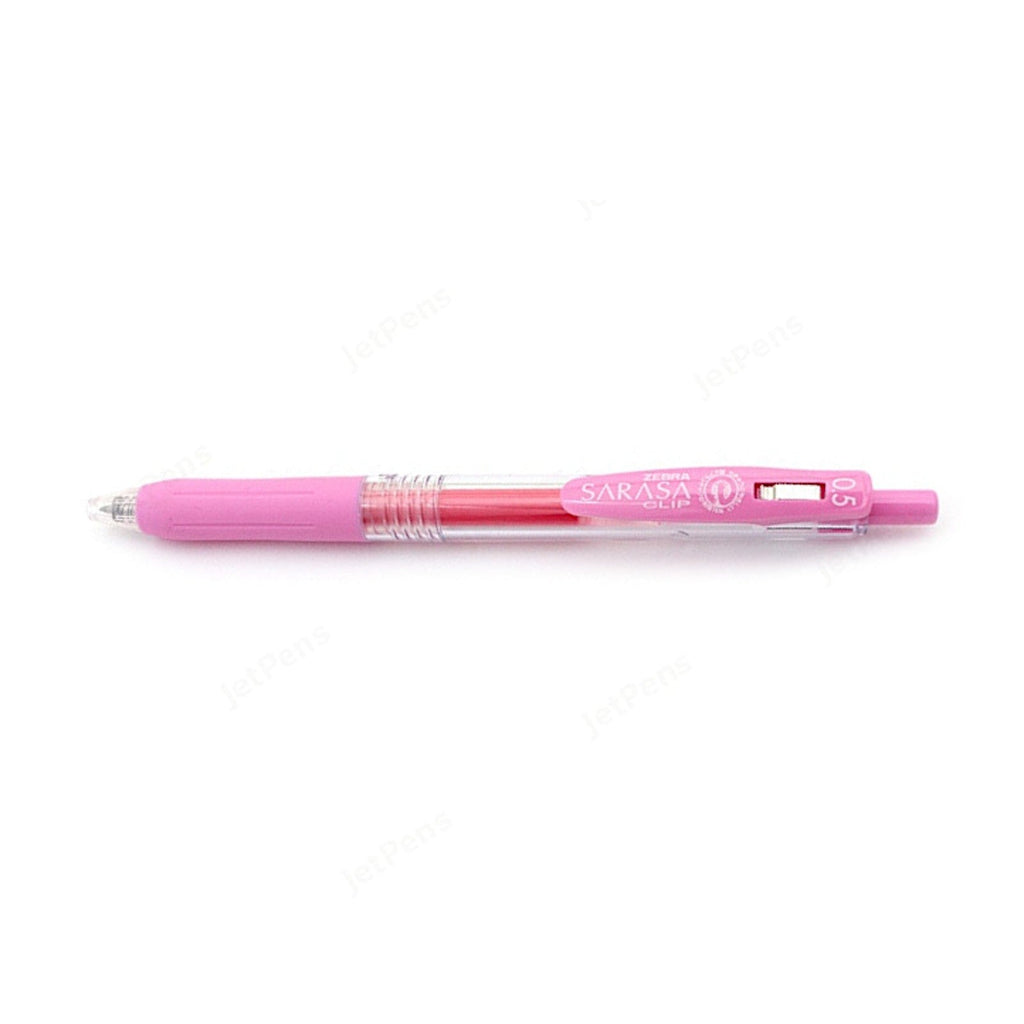 Zebra Sarasa Push Clip Retractable Gel Ink Pen 0.5mm - Light Pink