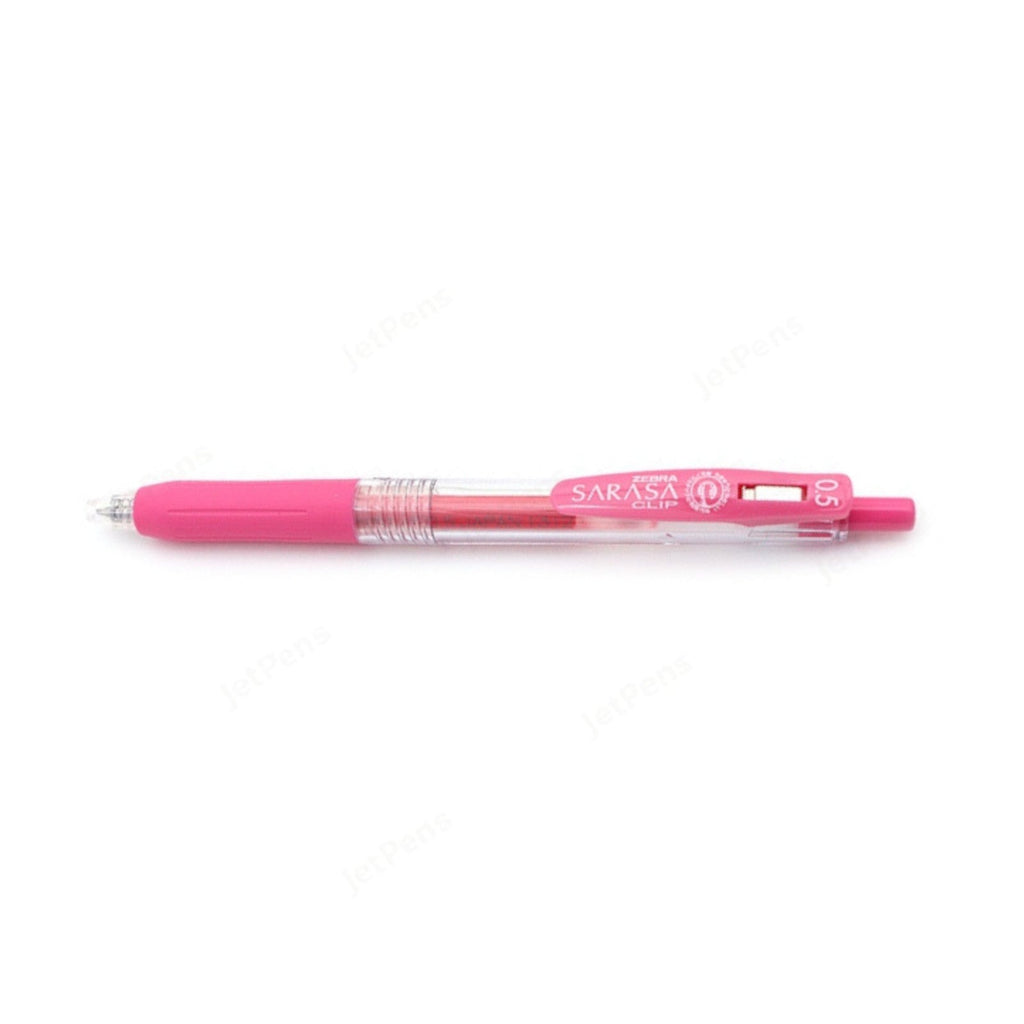 Zebra Sarasa Push Clip Retractable Gel Ink Pen 0.5mm - Pink