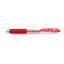Zebra Sarasa Push Clip | 0.7mm Gel Ink Pen - Red