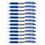 Zebra Sarasa Push Clip Retractable Gel Ink Pen 0.7mm - 12 pens - Blue