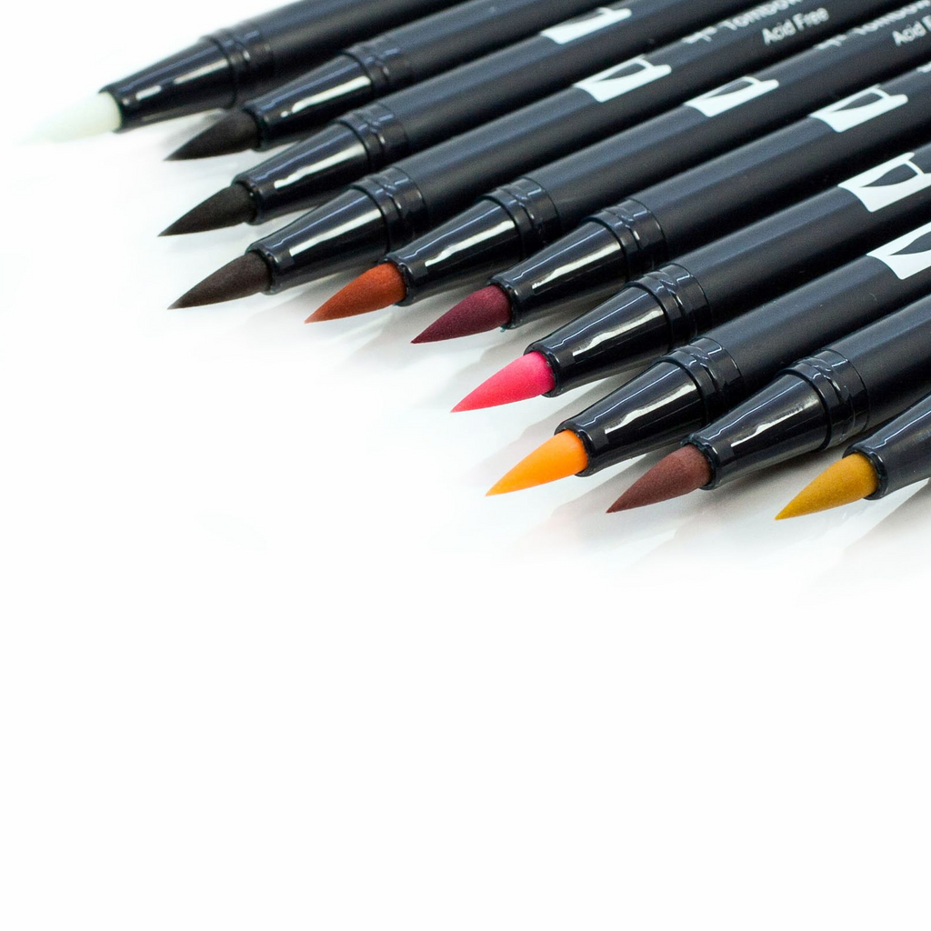 Tombow Dual Brush Pens - Portrait Palette